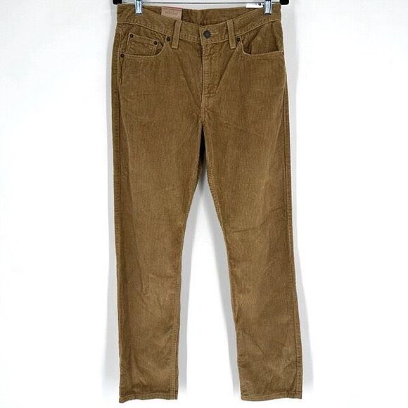 NWT Levi’s Men’s Corduroy Straight Fit Tan Pants Size 29 x 30 Brown Tan - Picture 2 of 14